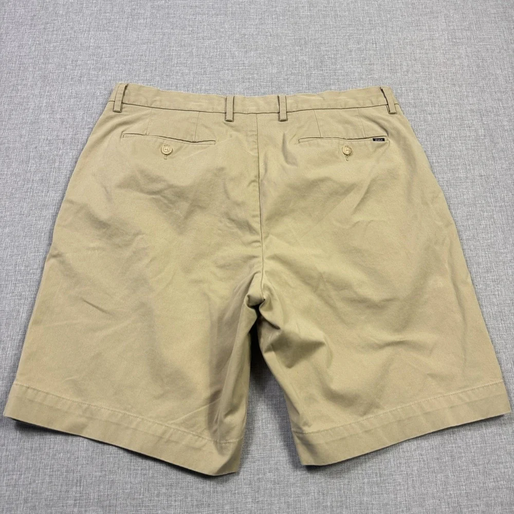 Polo Ralph Lauren Chino Shorts Mens 36 Beige Cotton Canvas 10